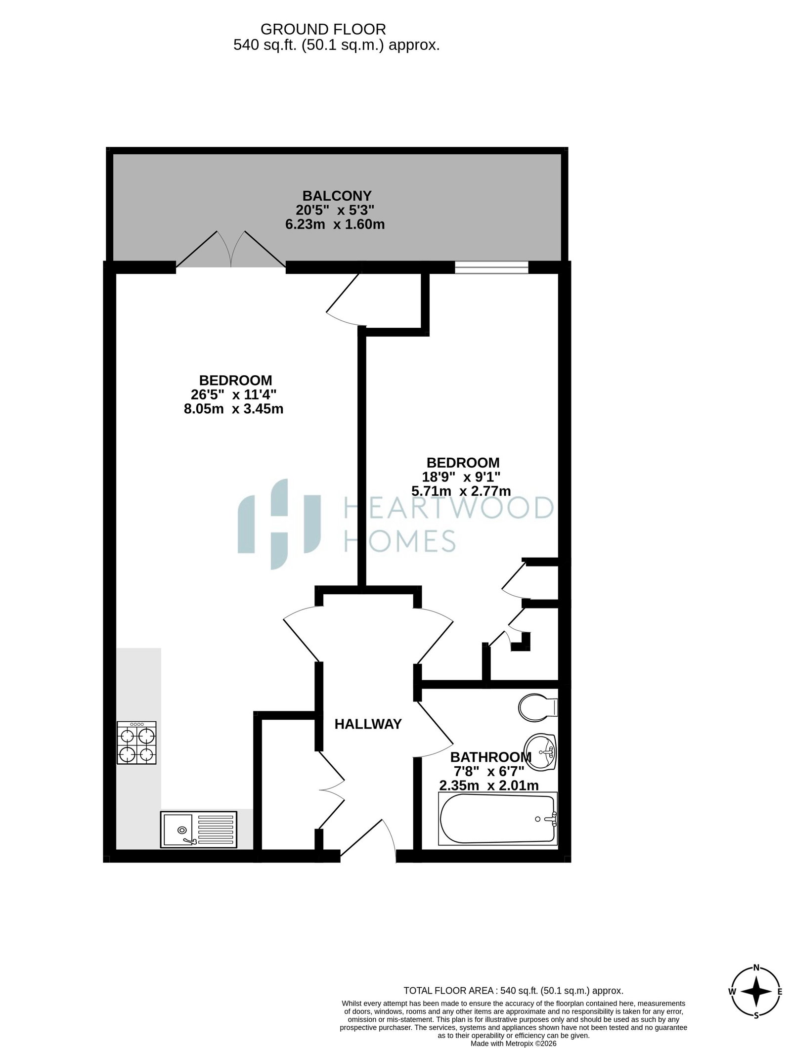 20 The Approach,, Perham Way, St Albans floorplan