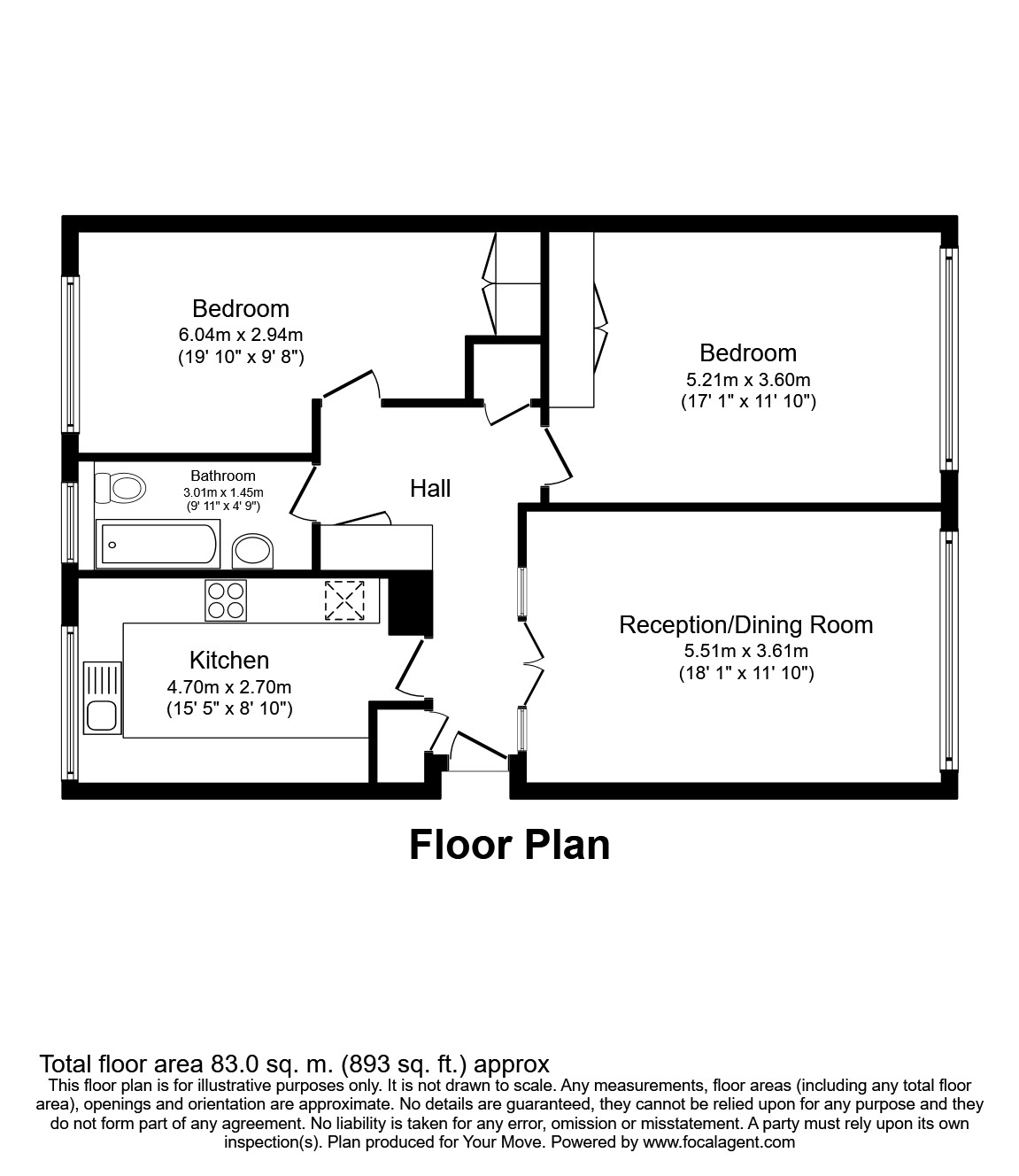 Marlborough Gardens, Lovelace Road, Surbiton, Surrey KT6, 2 bedroom