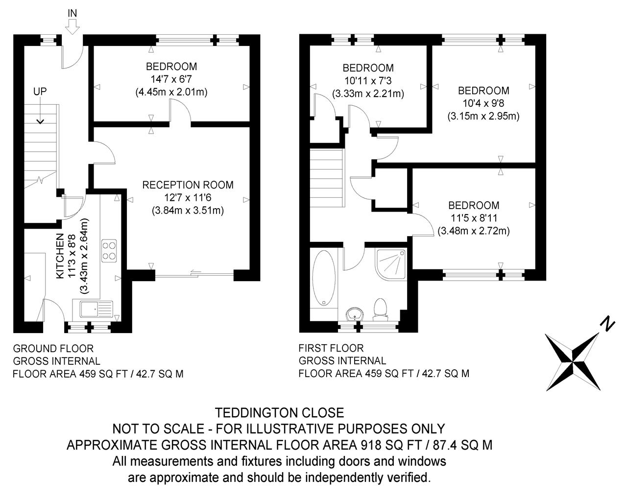 3, Teddington Close, Canterbury floorplan