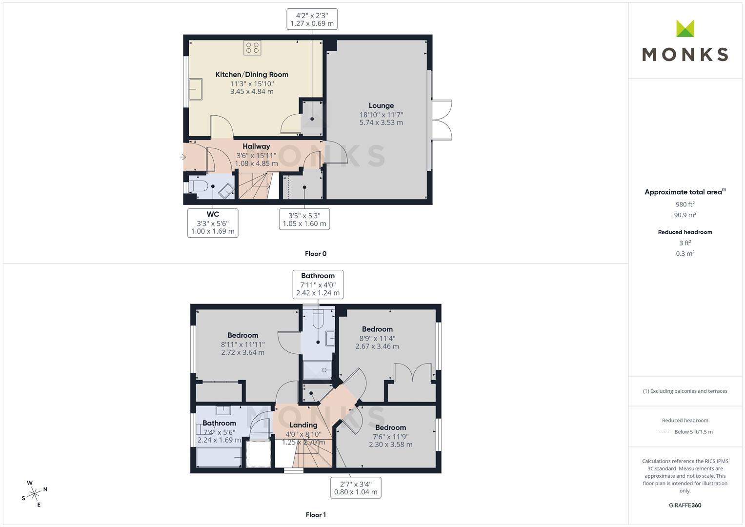 17, Queensway, Shrewsbury floorplan