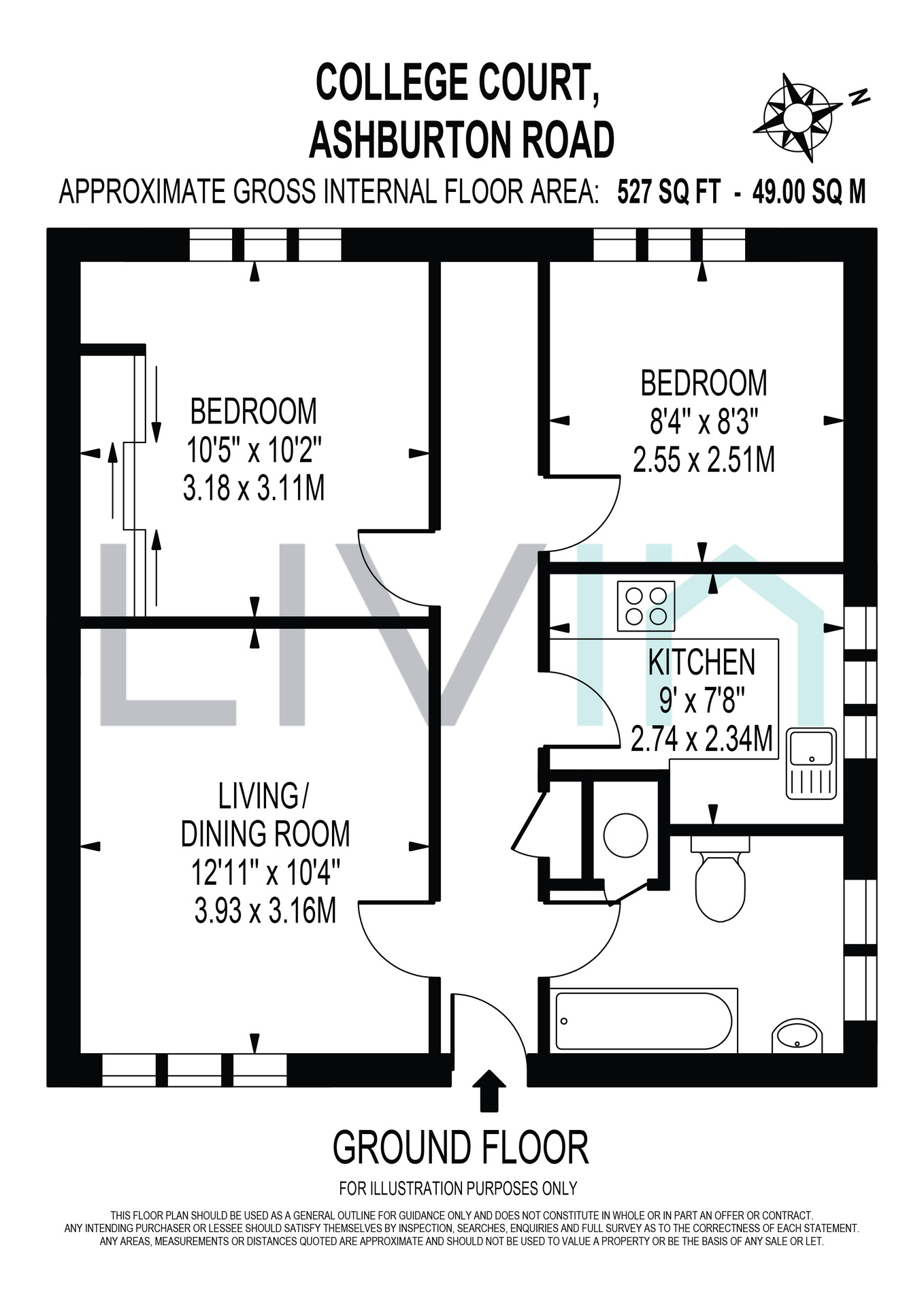 8 College Court, Croydon floorplan