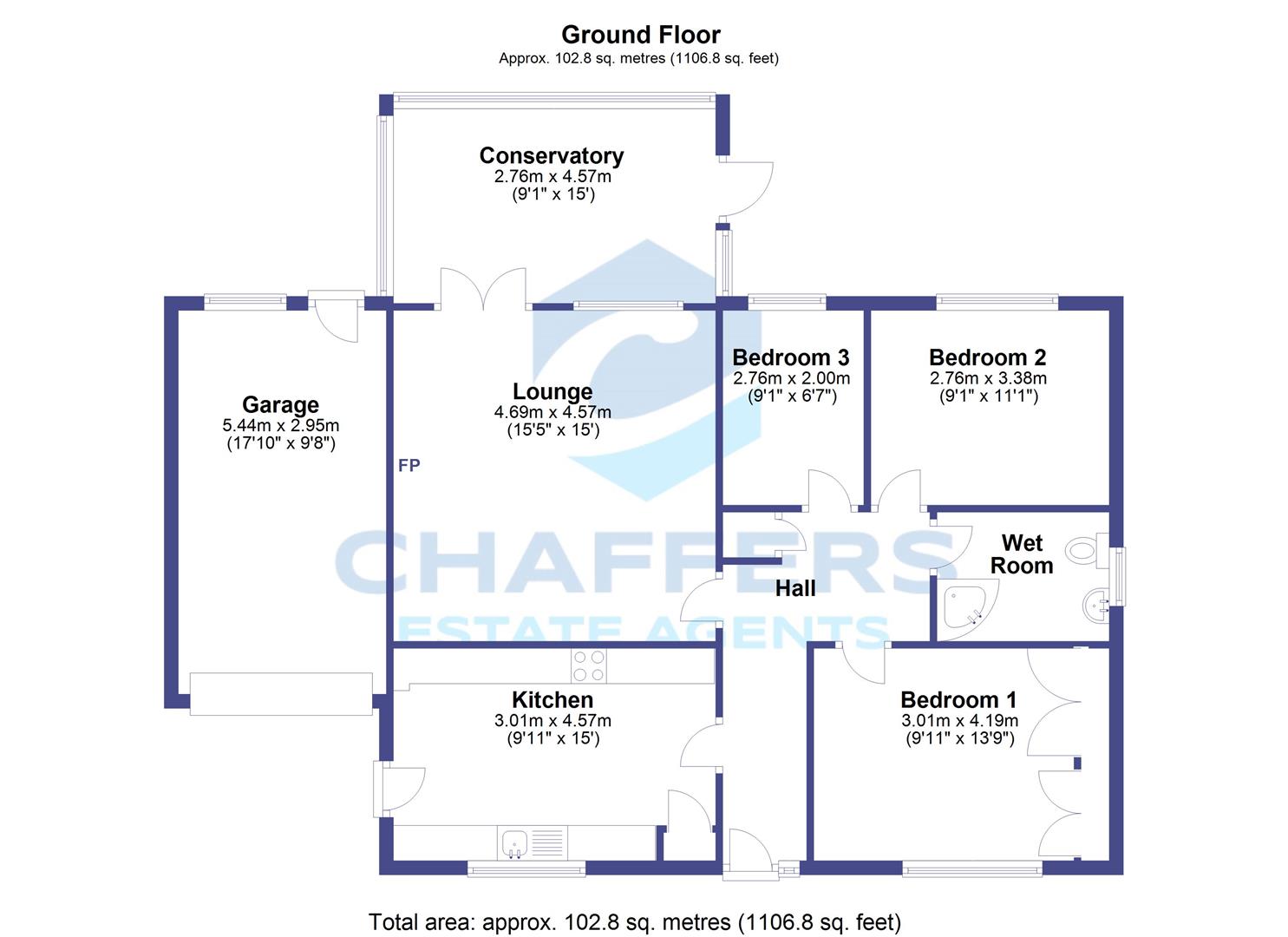 60, Zeals Rise, Warminster floorplan