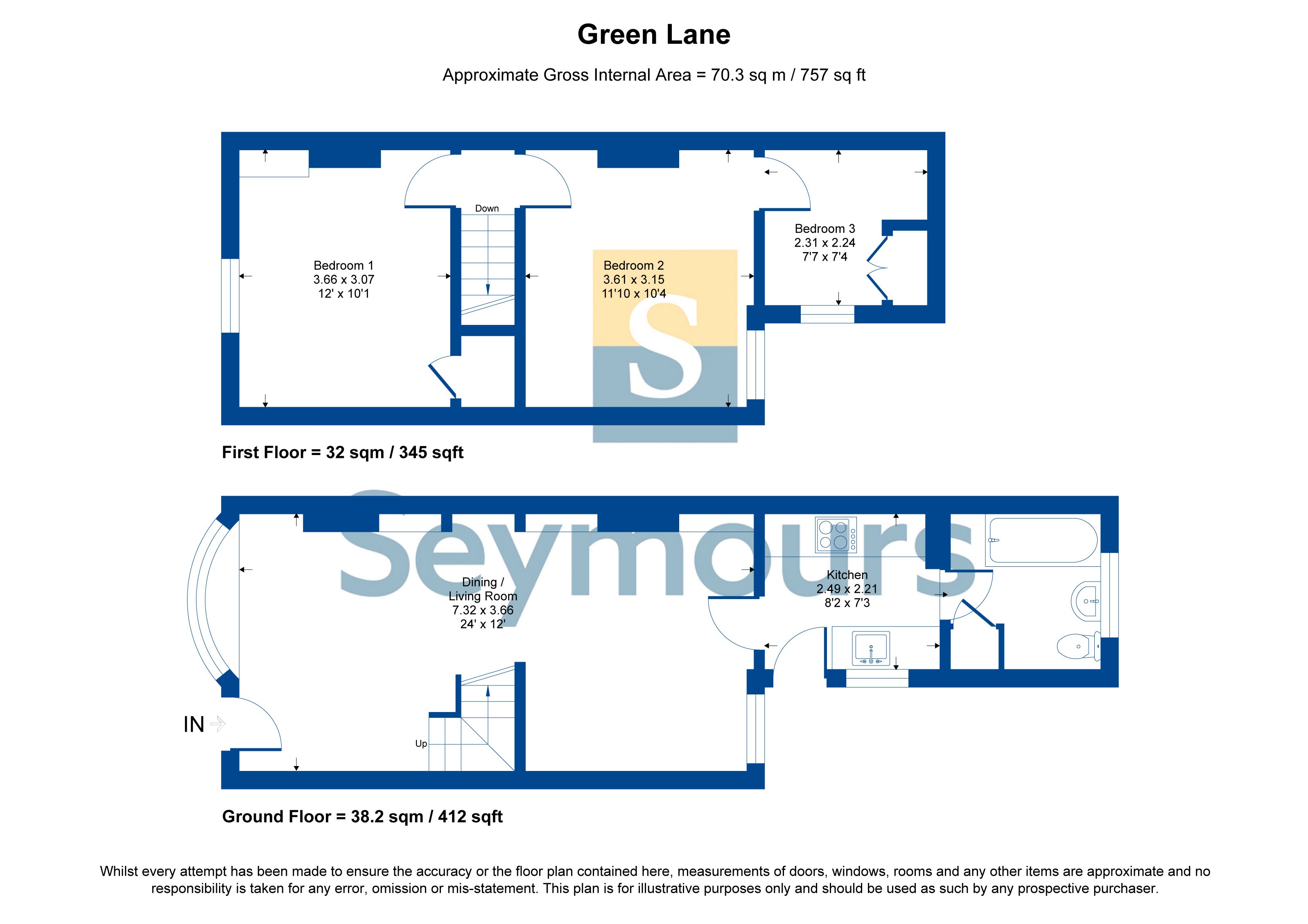 8, Green Lane, Sandhurst floorplan