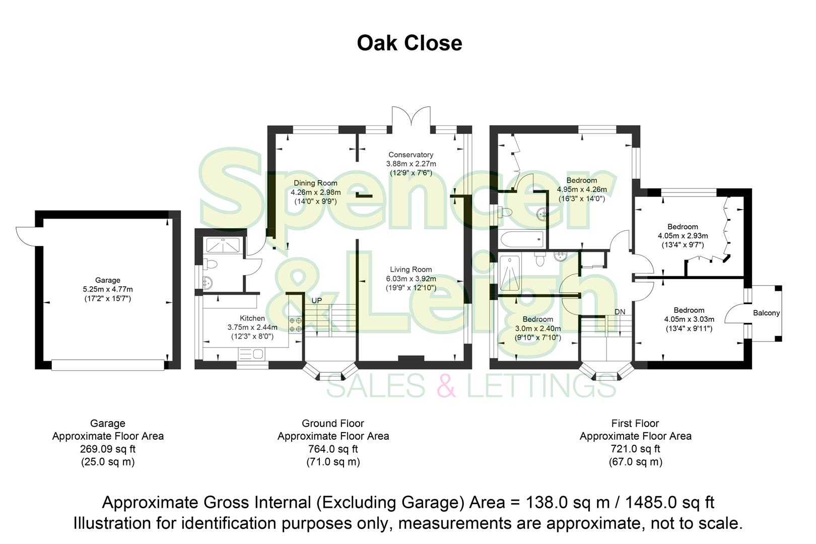 1, Oak Close, Brighton floorplan