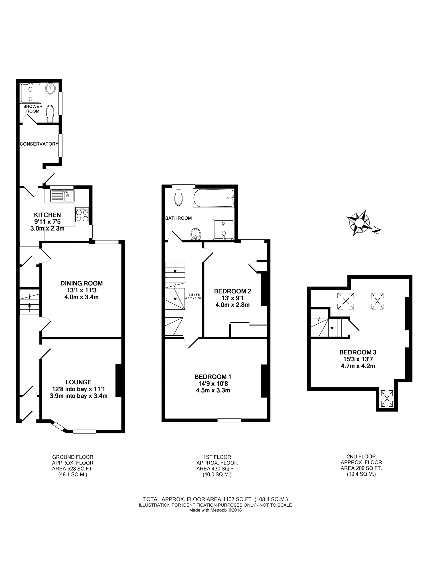 108, Albemarle Road, York floorplan
