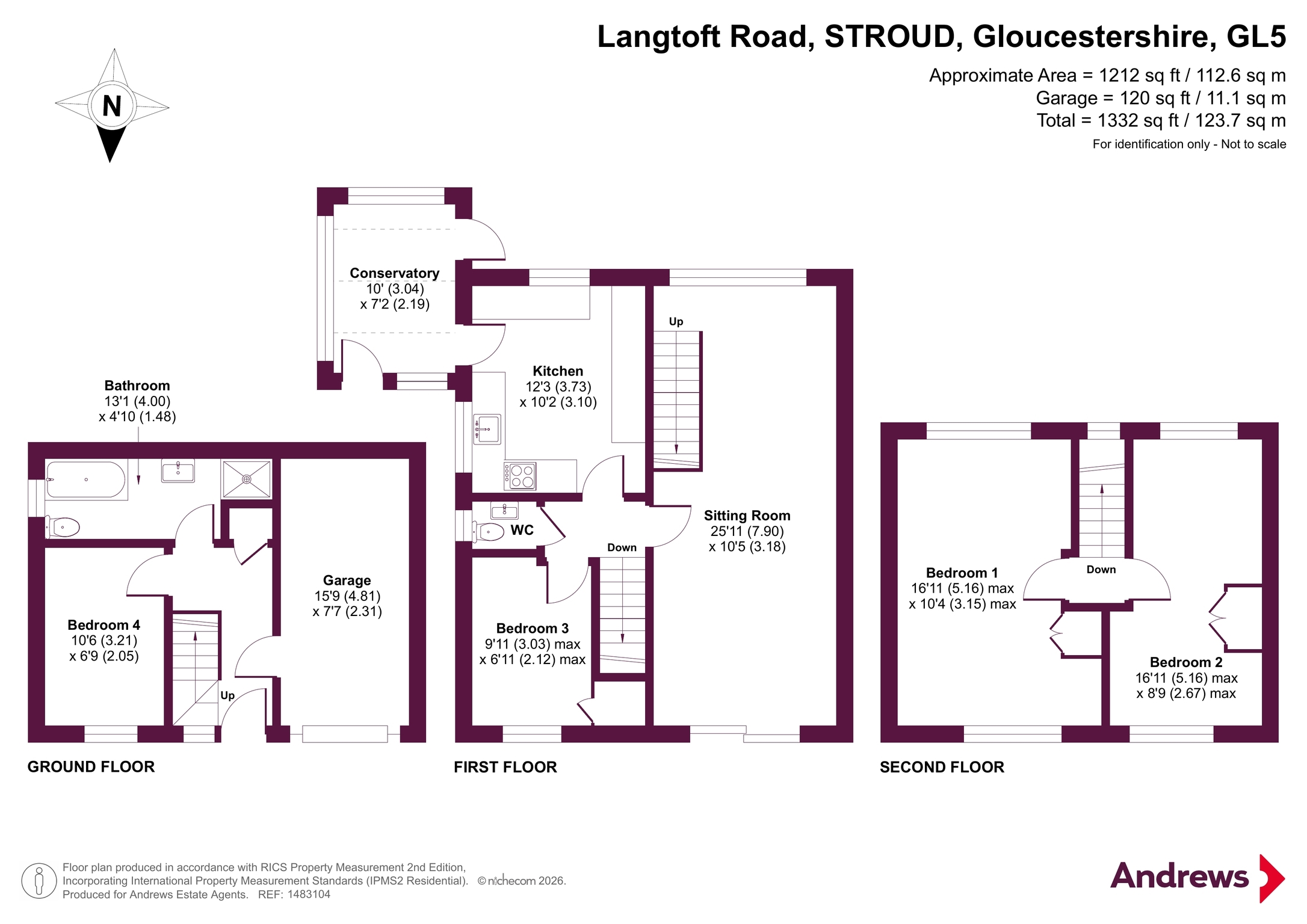 36, Langtoft Road, Gloucestershire floorplan