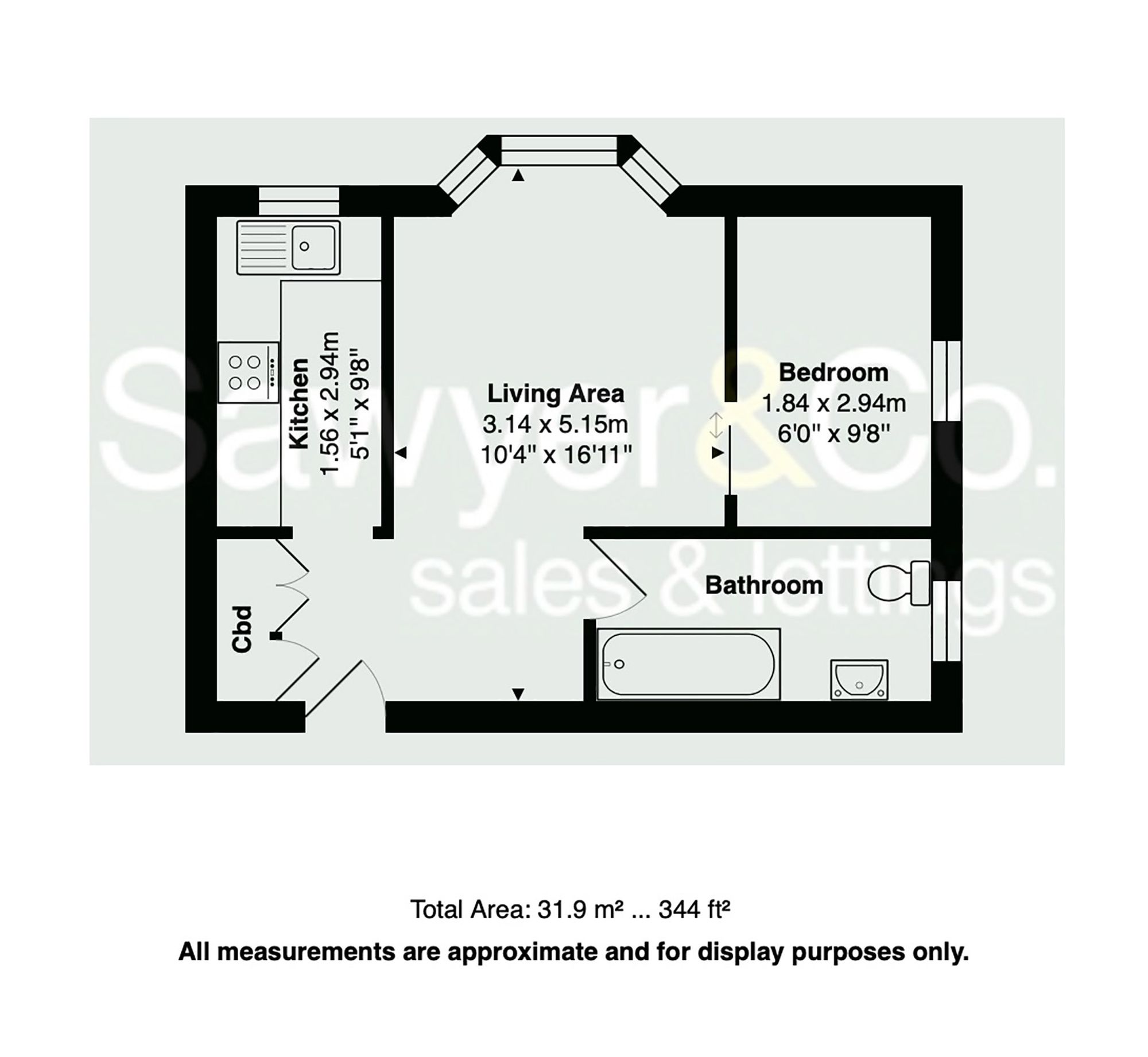 34 Astra House Kings Road, Brighton floorplan