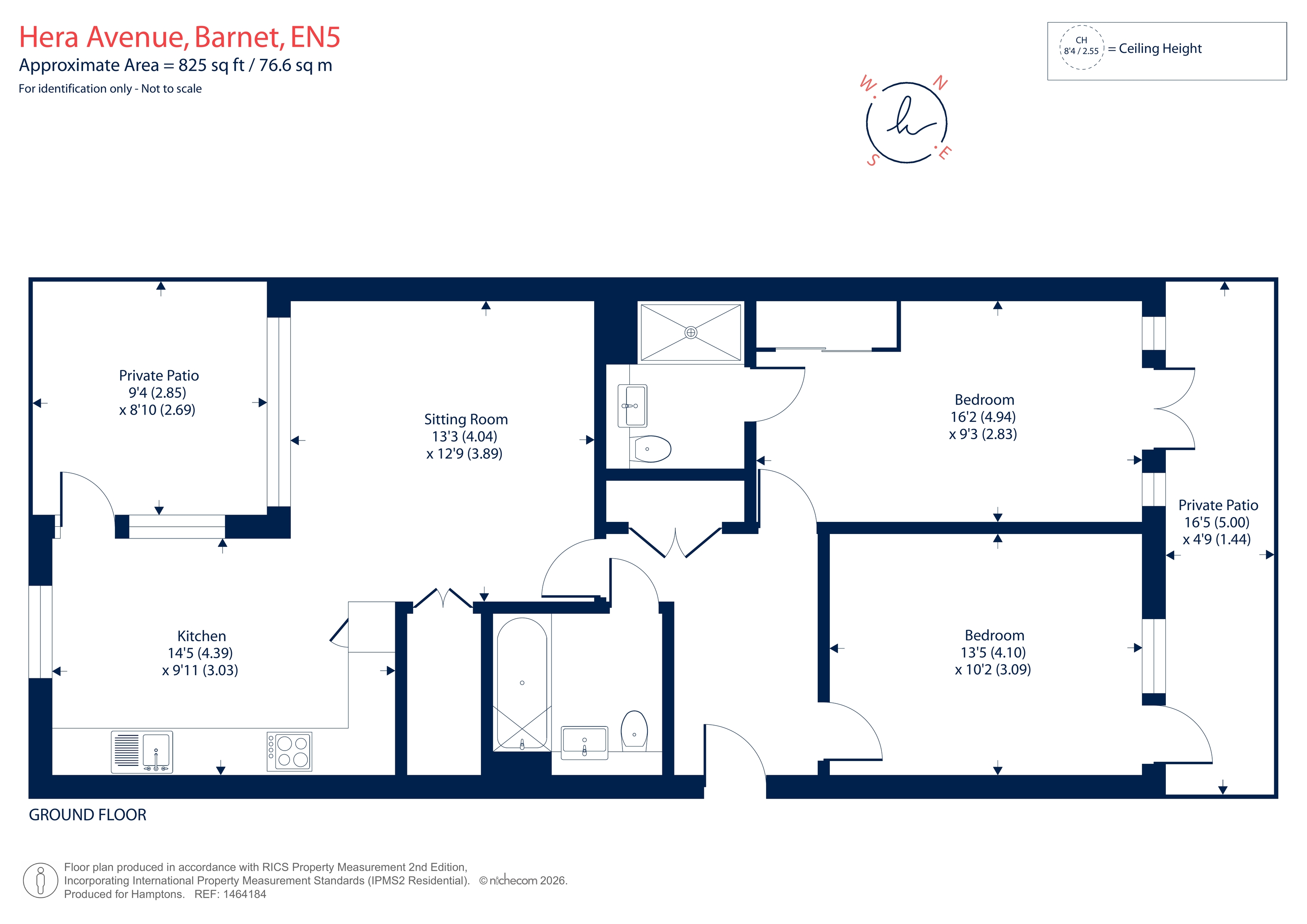 Flat 15, Delphi House, 4 Hera Avenue, Barnet floorplan