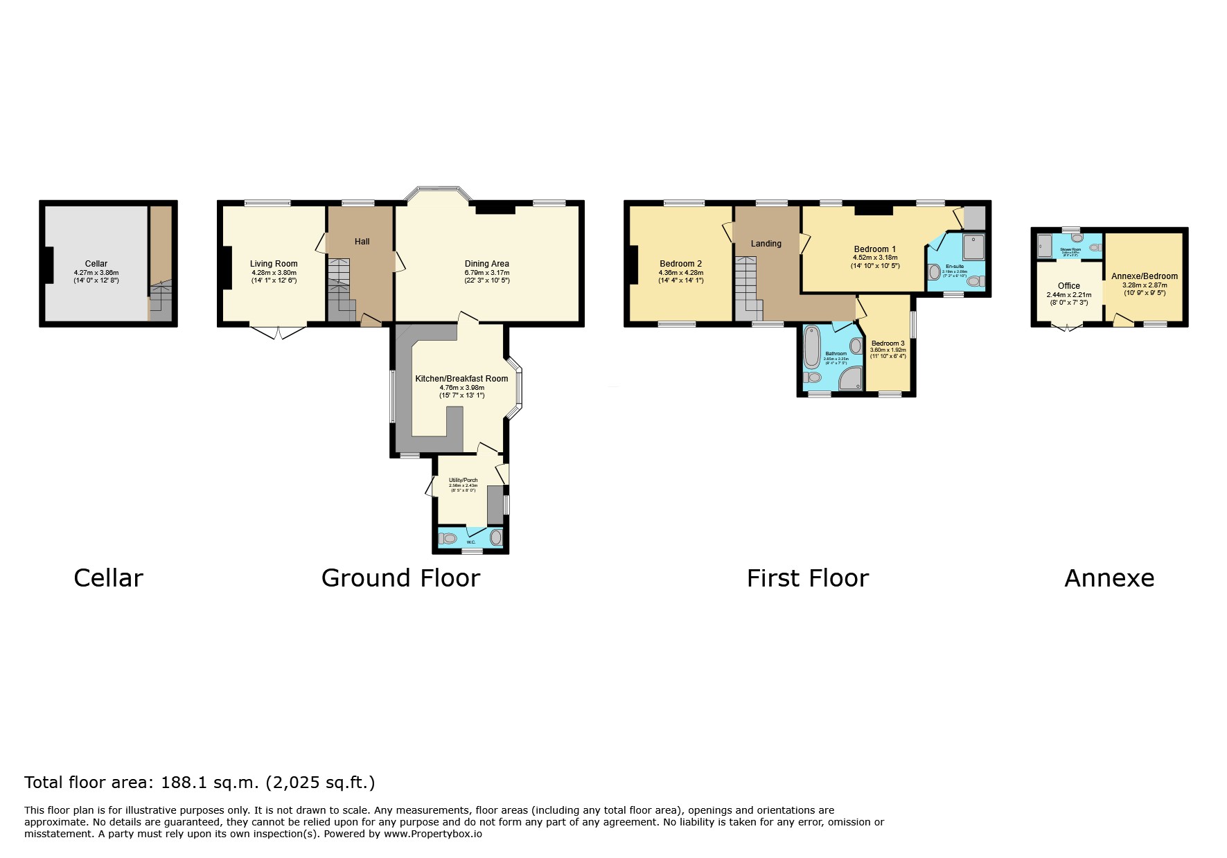 Ivy Cottage, Peckleton floorplan