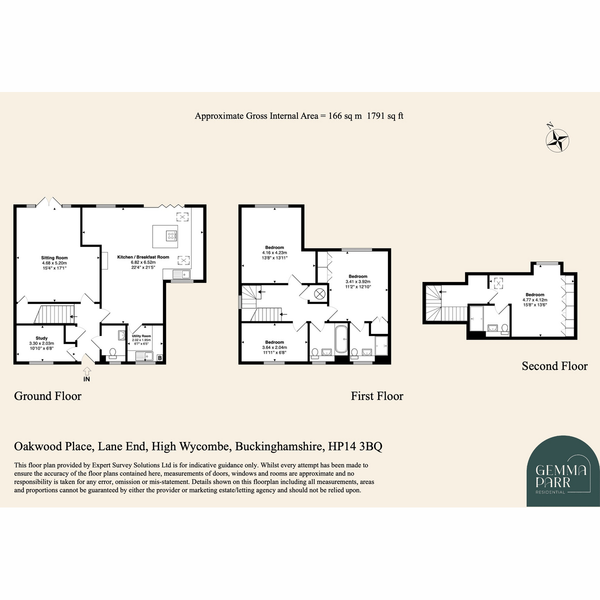 10, Oakwood Place, Lane End floorplan