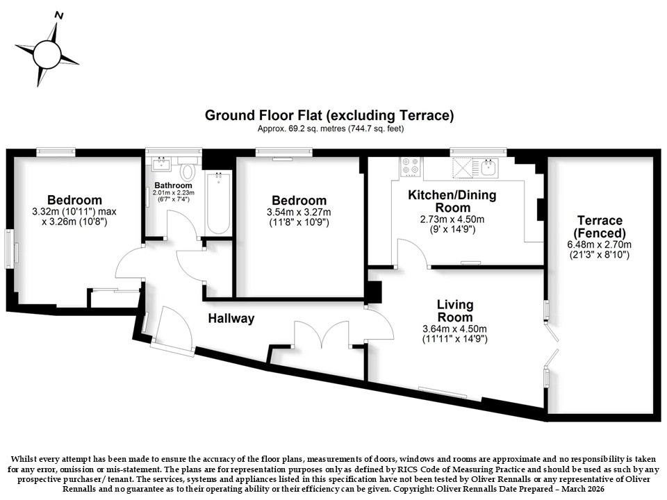 1 Penniwell Close, London floorplan