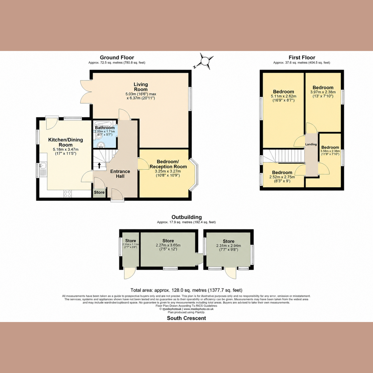 31, South Crescent, Southend-on-sea floorplan