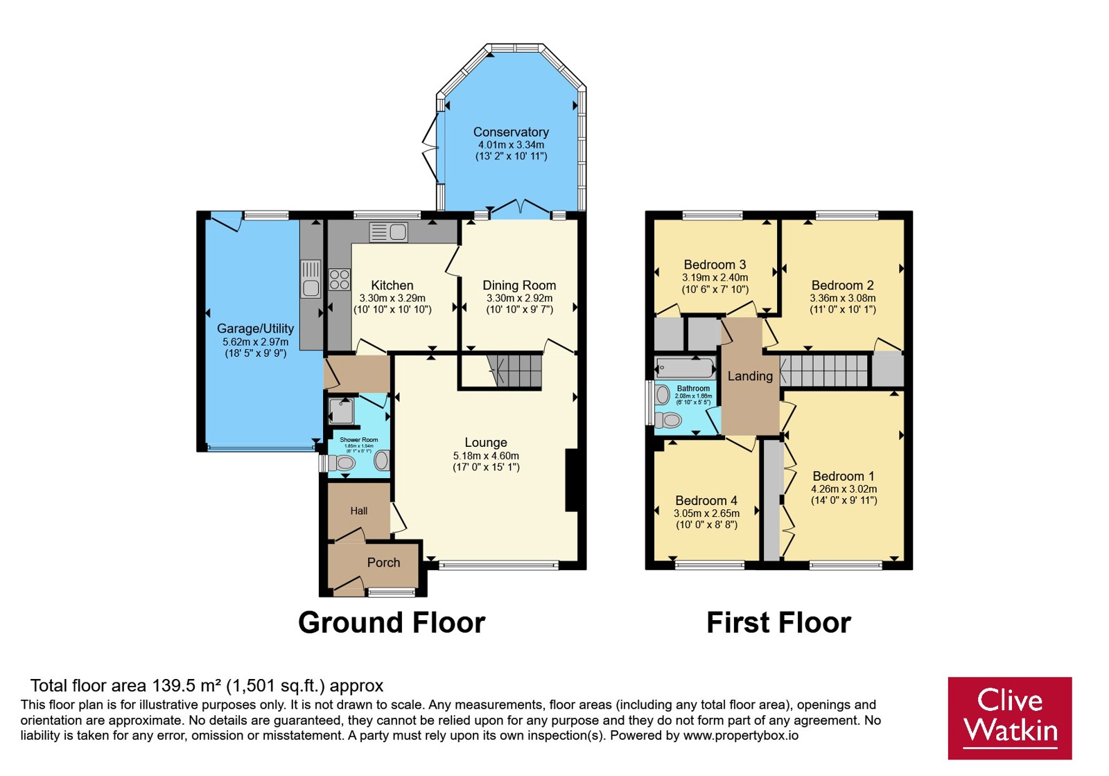 28, Moss Close, Neston floorplan