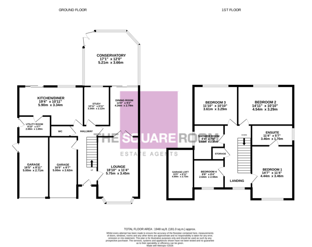 37, Plovers Way, Herons Reach floorplan