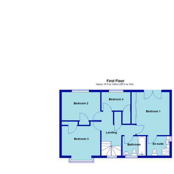 18, Armley Close, Northamptonshire floorplan