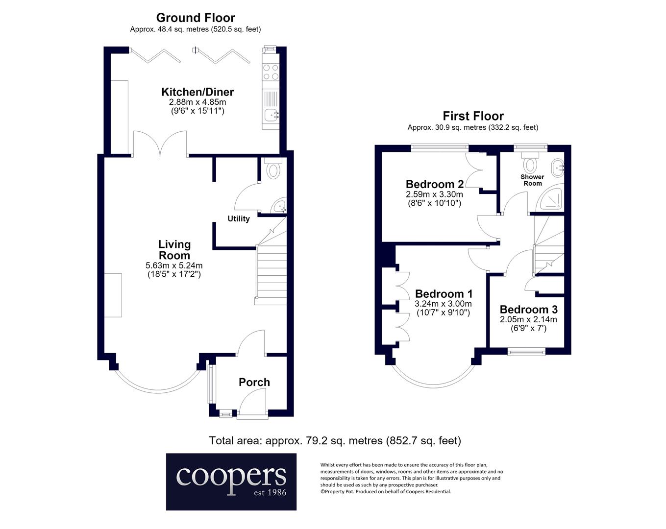 102, Bedford Road, Ruislip floorplan