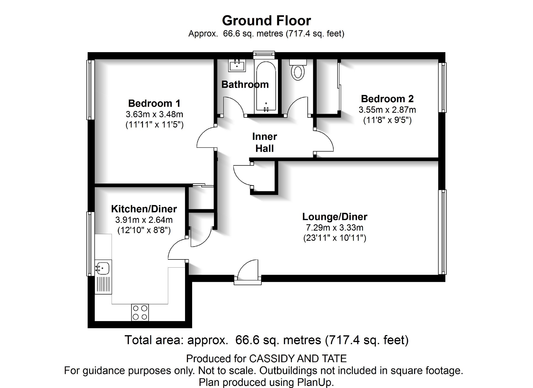 2 Bedrooms Flat to rent in St Pauls Place, St Albans, Hertfordshire AL1