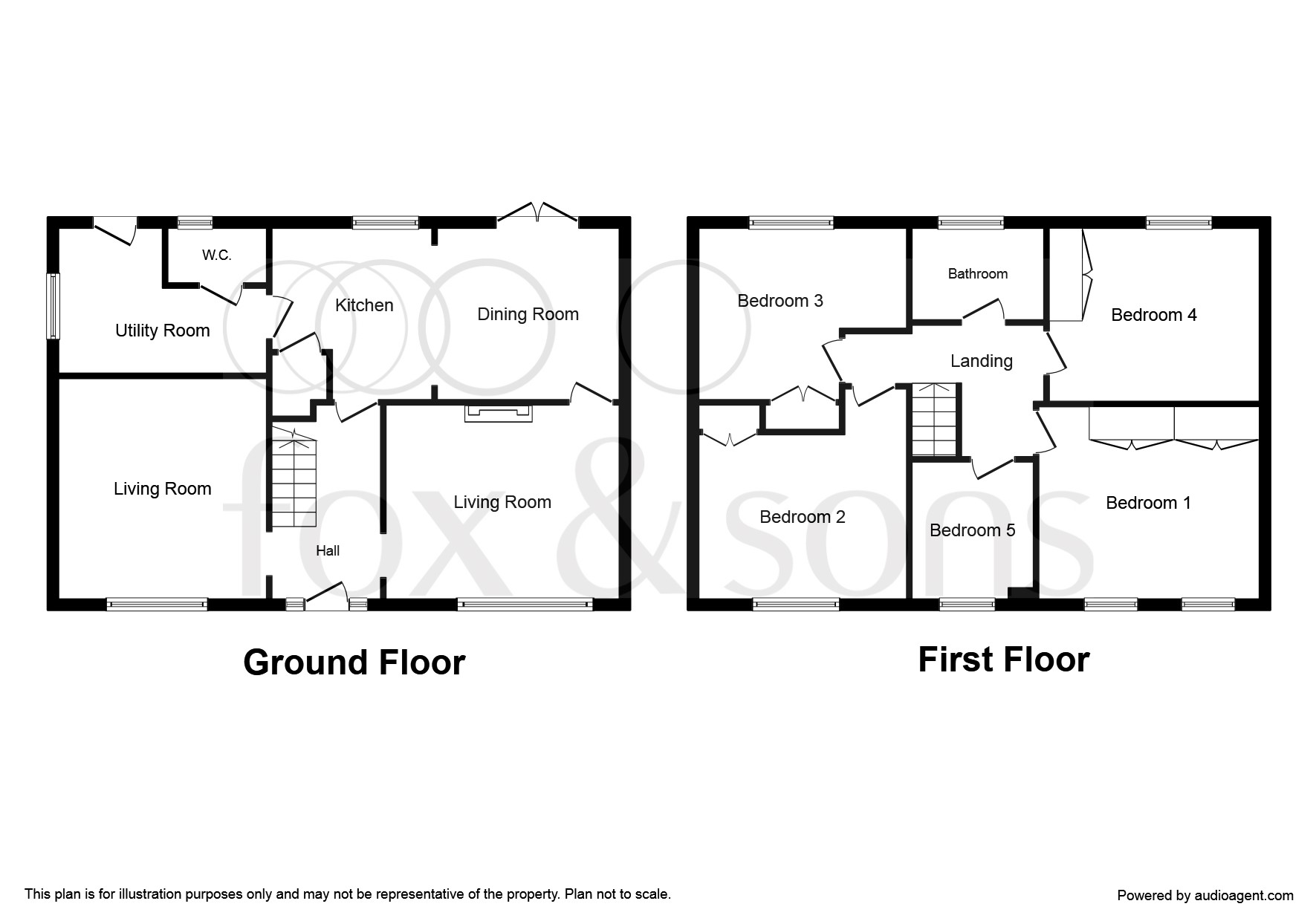 5 bed semi-detached house for sale in Harefield Court ...