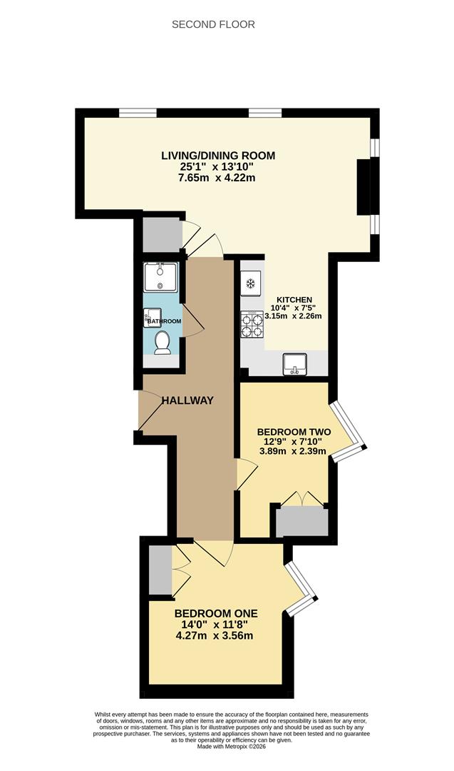 39 Sea Road, Westgate-On-Sea floorplan