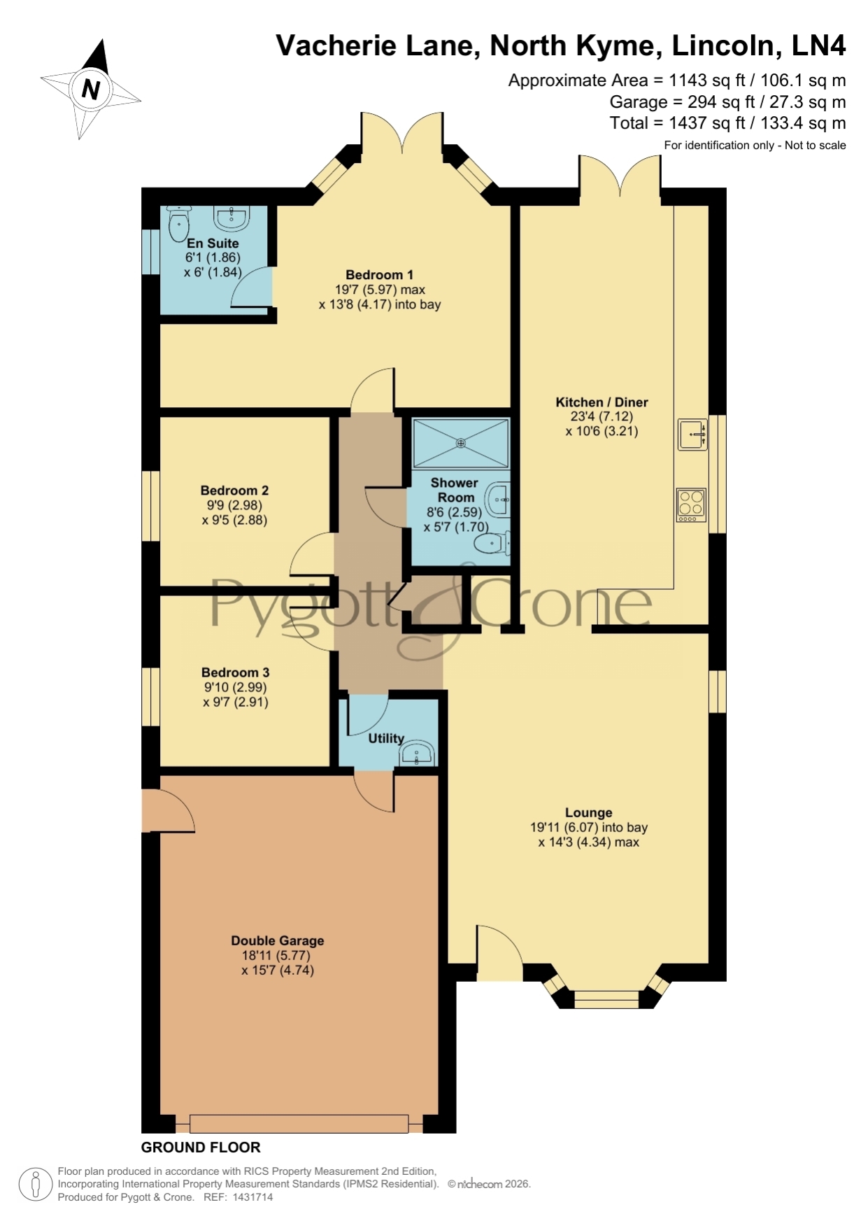 7, Vacherie Lane, Lincoln floorplan