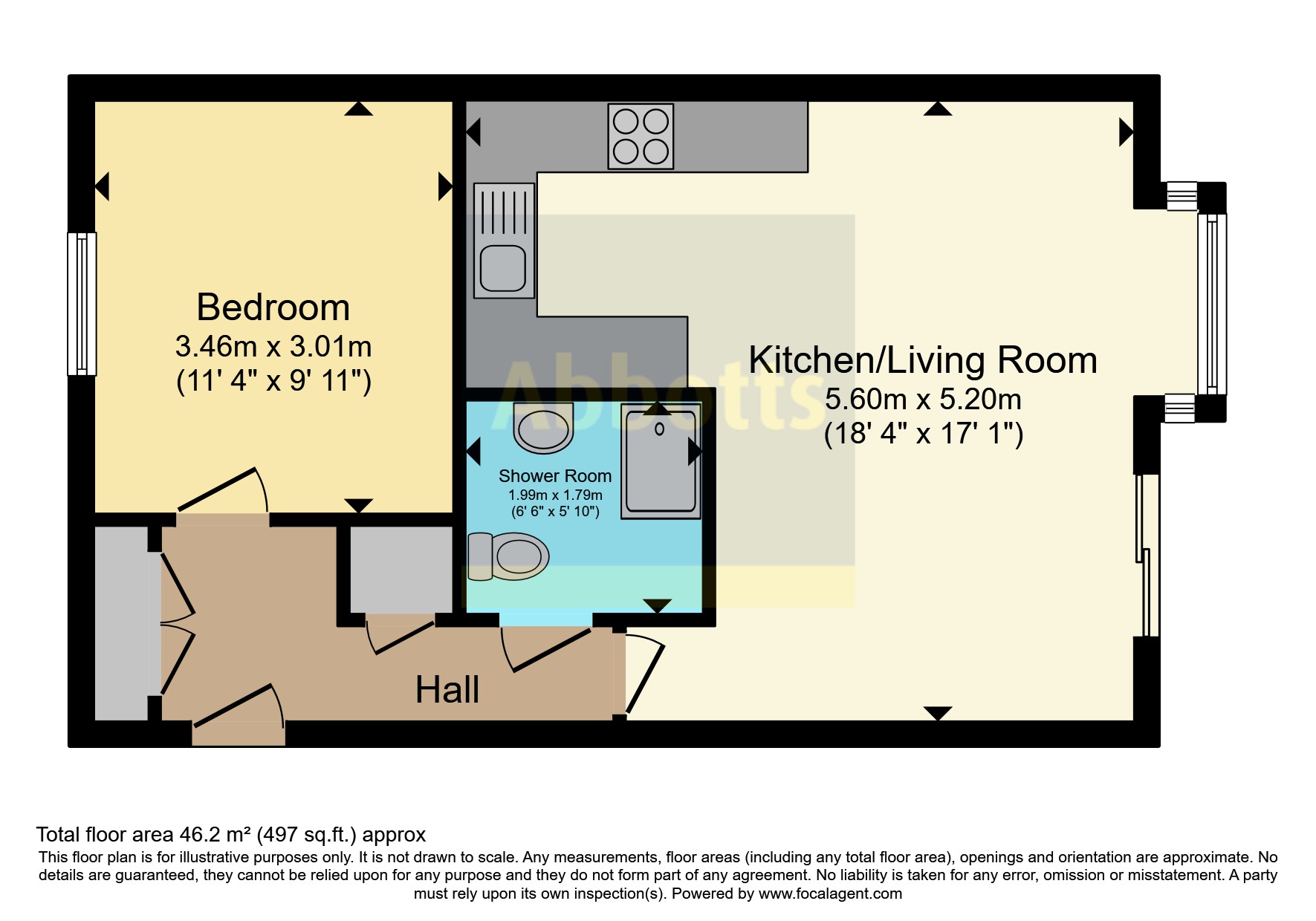 43, Orchard Gardens, Colchester floorplan