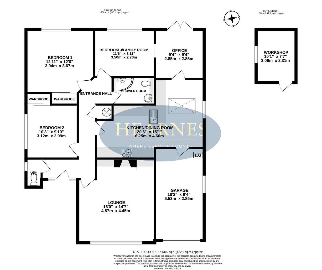 50, Award Road, Wimborne floorplan