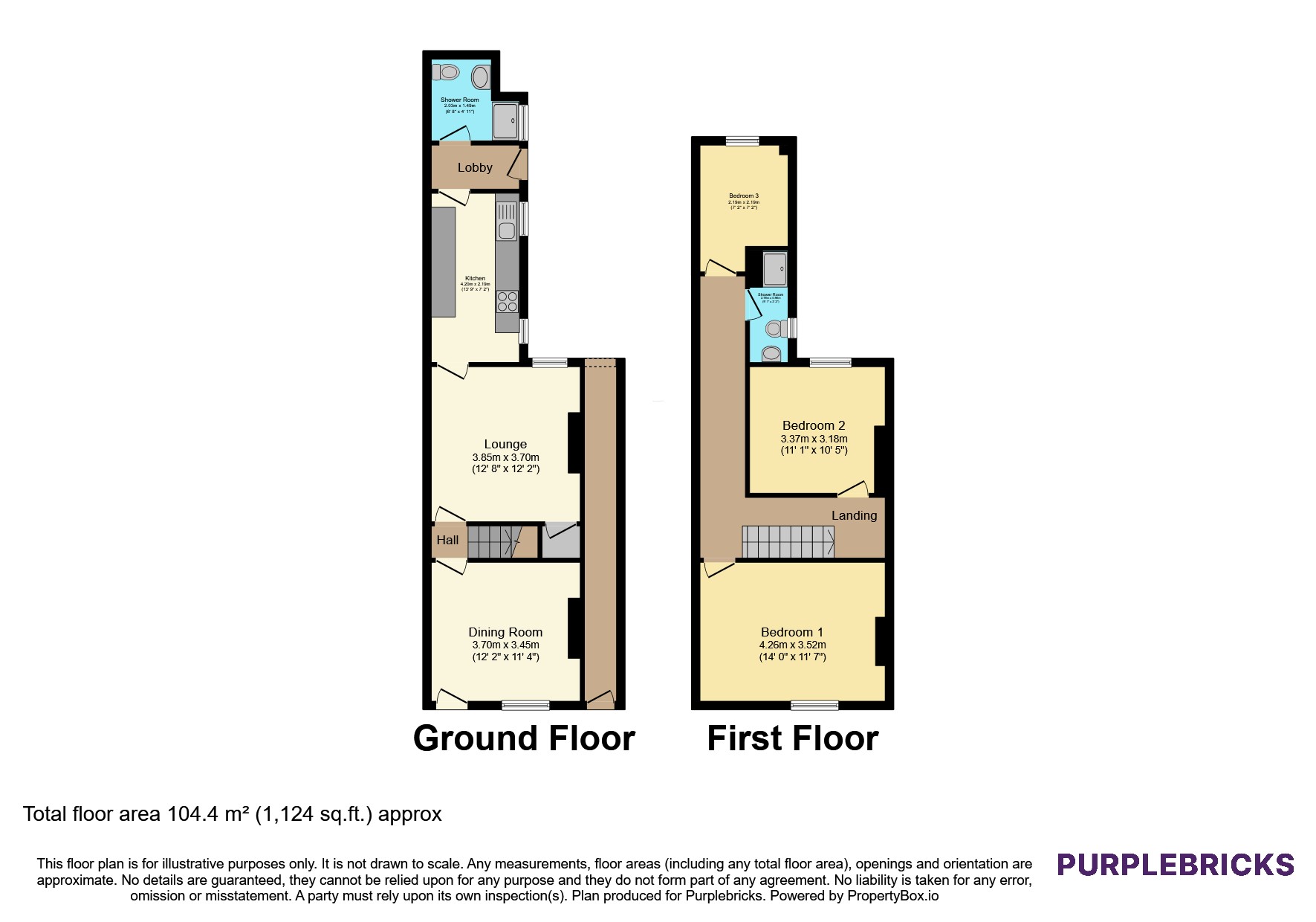 28, Shakespeare Street, Leicester floorplan