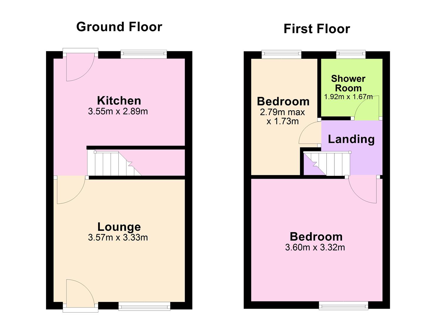 89, Lutterworth Road, Hinckley floorplan