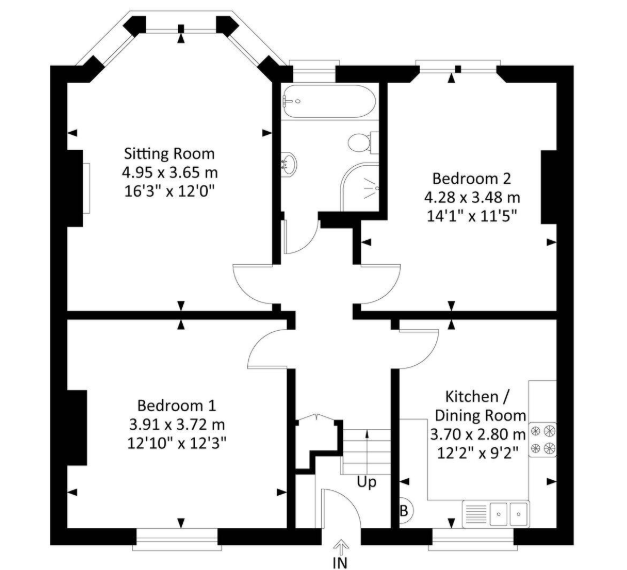 Kennington Avenue, Bristol floorplan