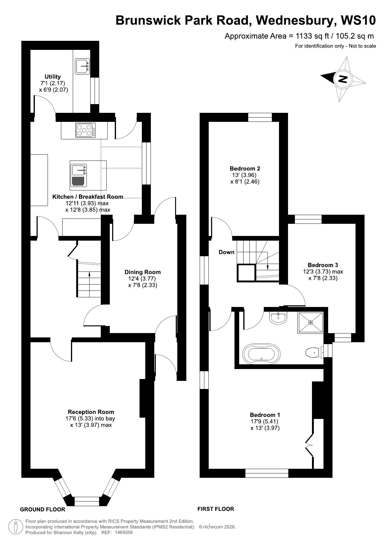 90a, Brunswick Park Road, Wednesbury floorplan