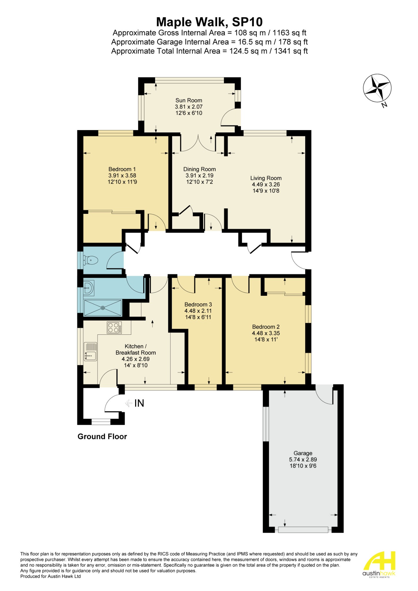 8 Maple Walk, Andover floorplan