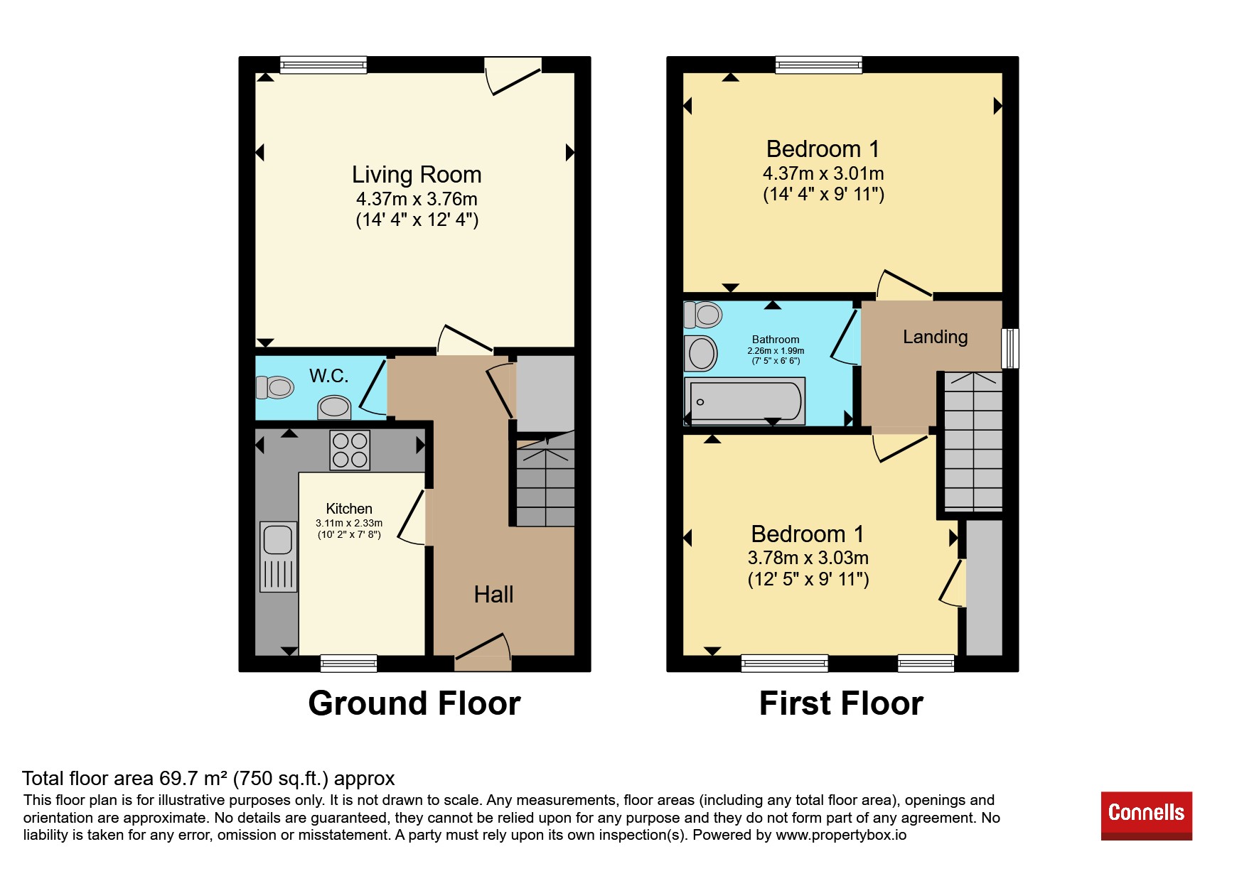 22, Redhill Road, RUGBY floorplan