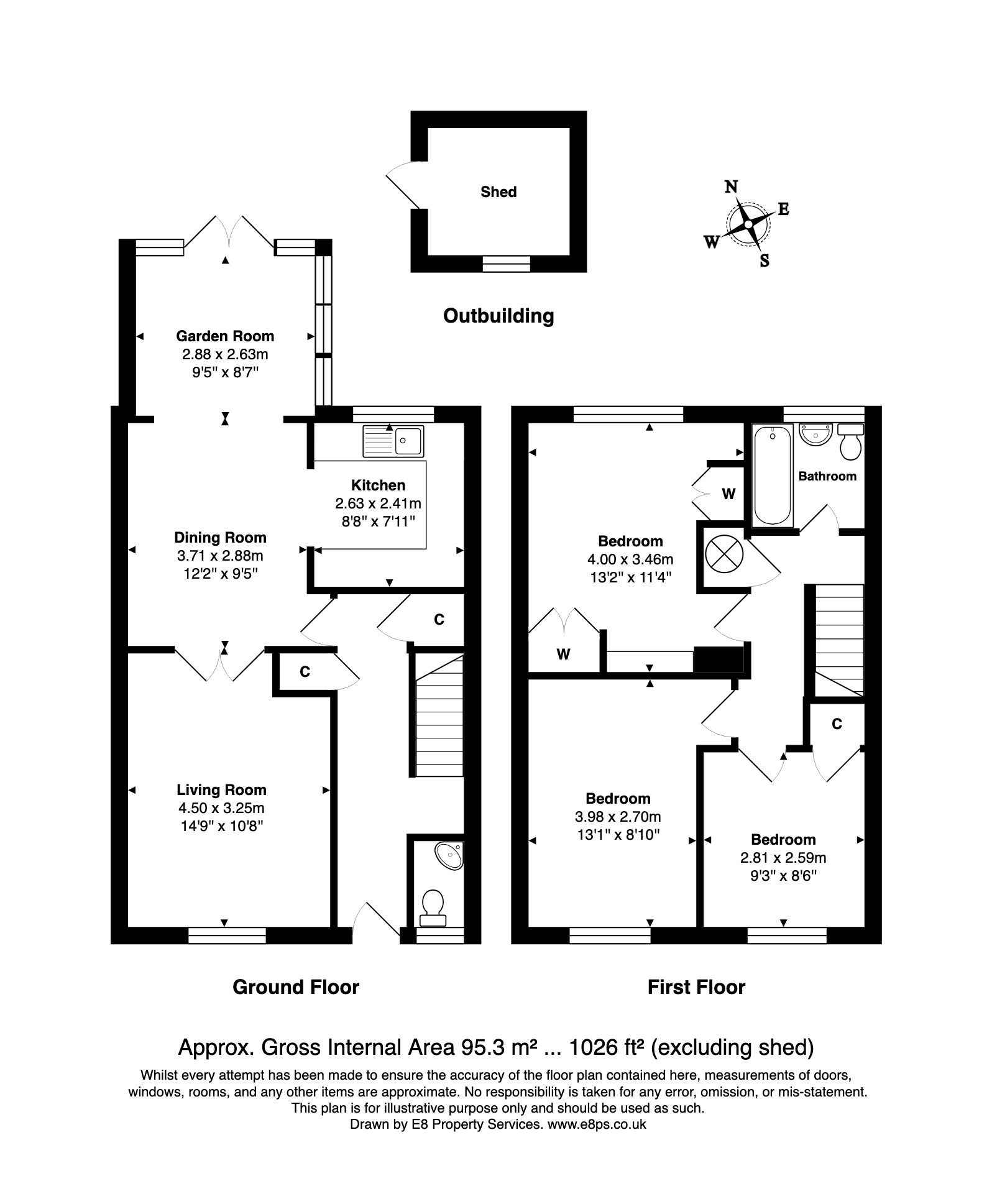 58, Van Diemans Road, Thame floorplan