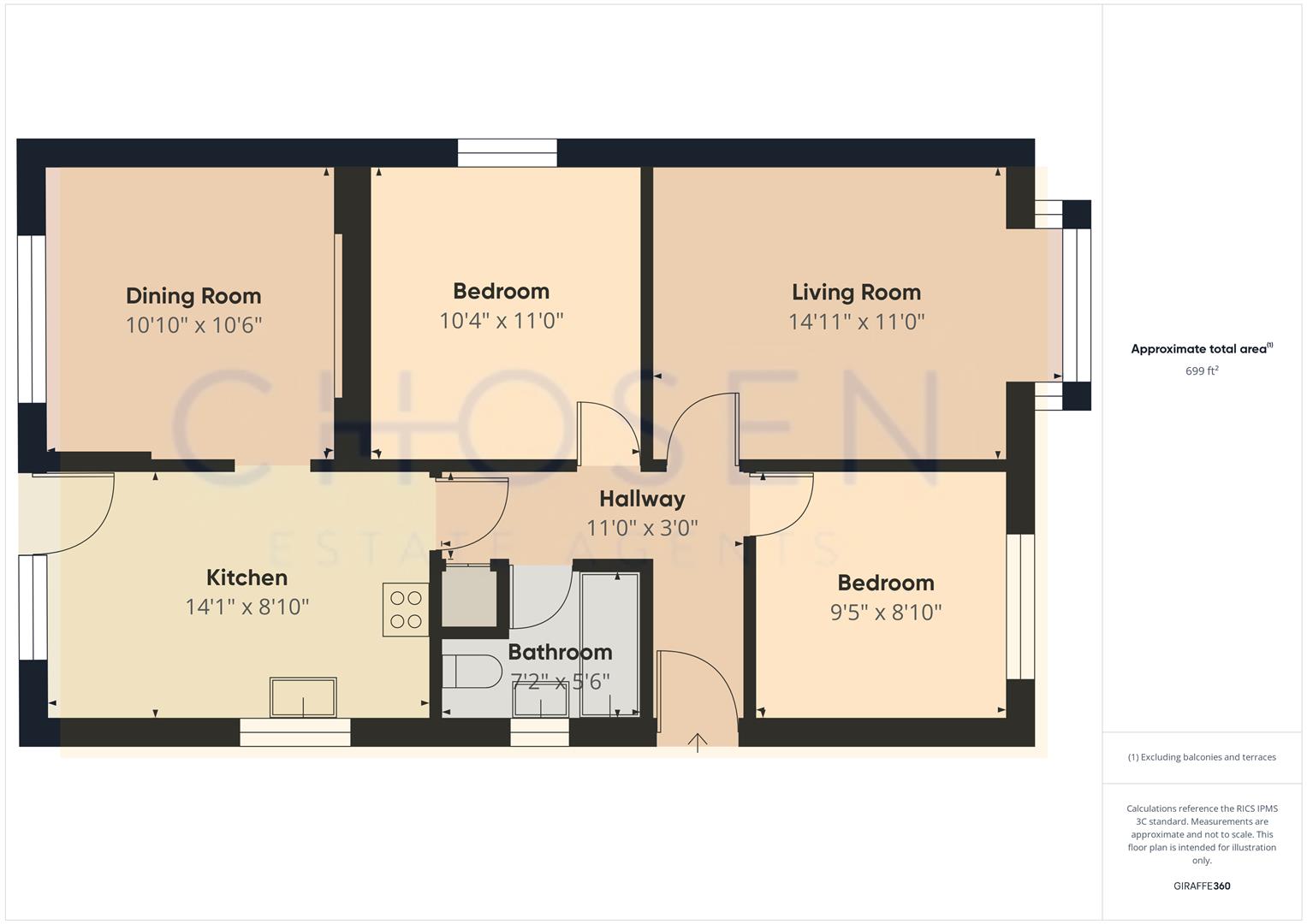 5, Kaybourne Crescent, Gloucester floorplan