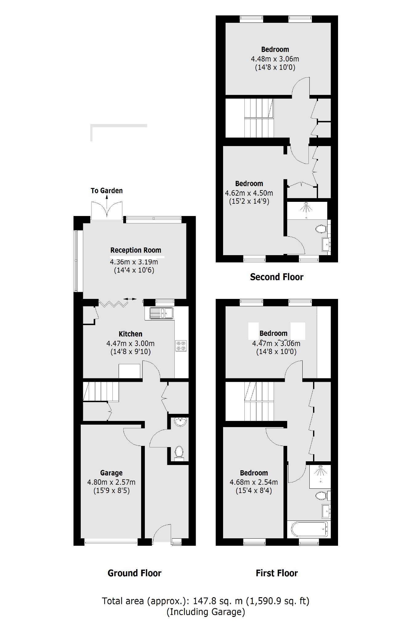134, Clapham Manor Street, London floorplan