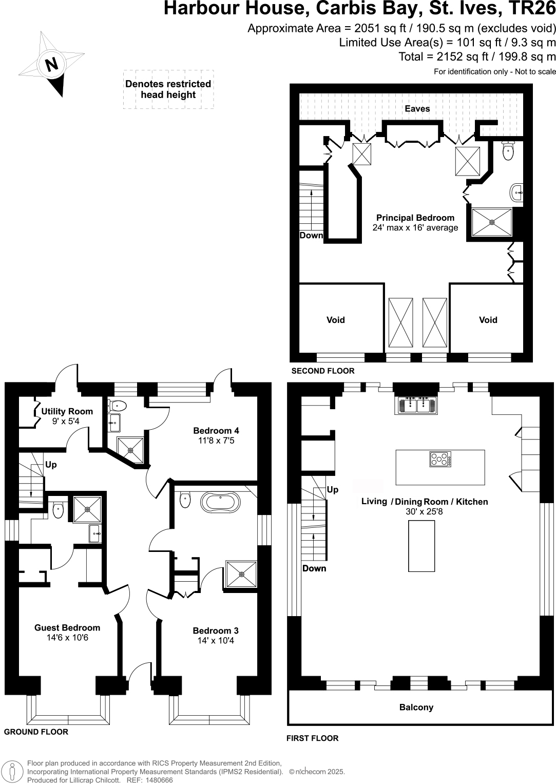 Harbour House, Carbis Bay floorplan