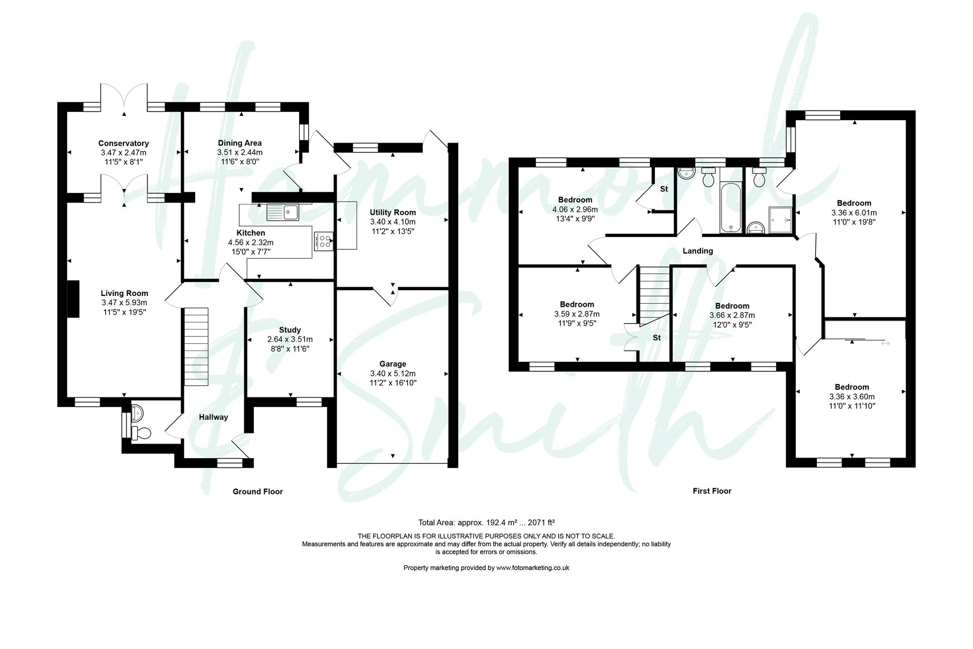 9 The Beadles, Bishop's Stortford floorplan