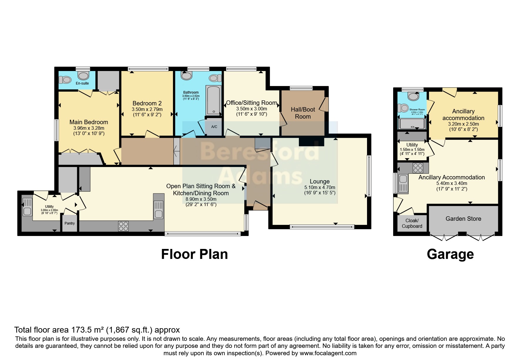 Penllain Cottage,, Mynydd Bodafon, Sir Ynys Mon floorplan