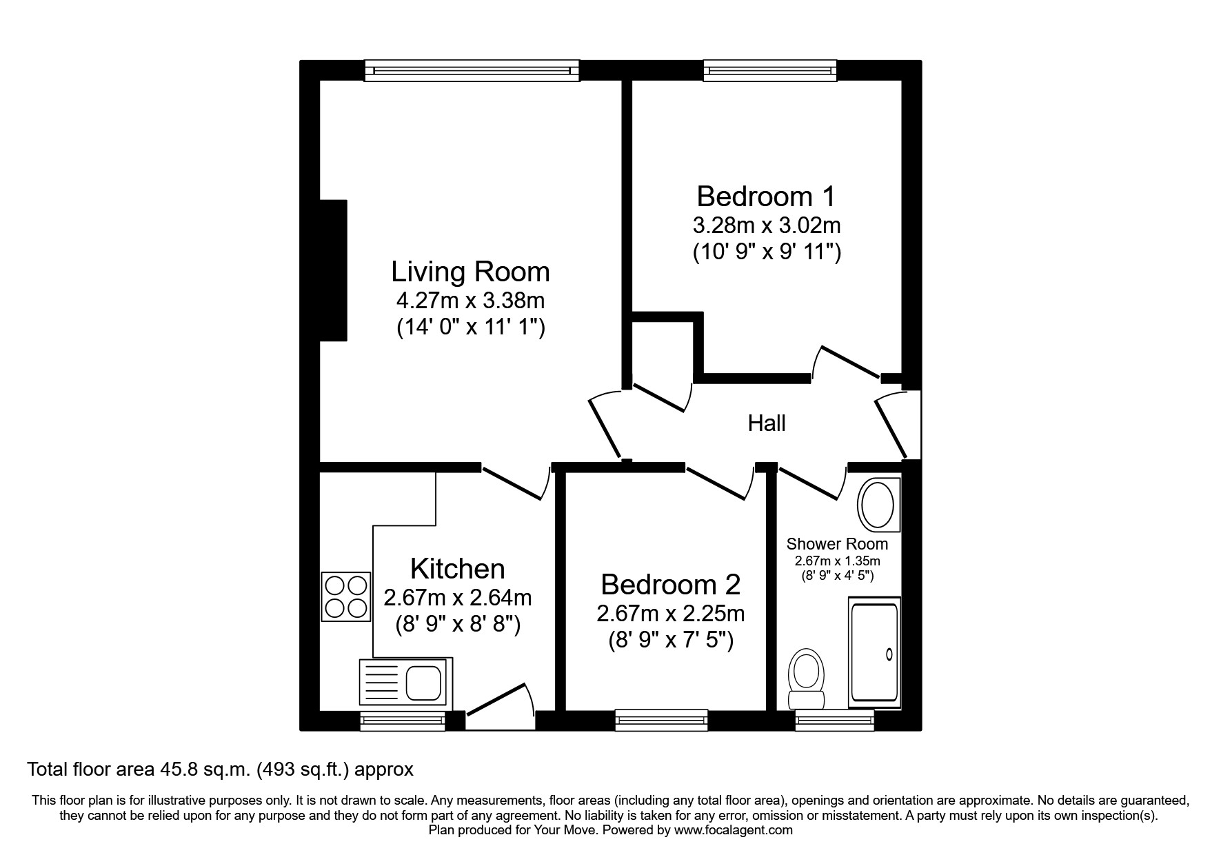 Murton Park, Arlecdon, Frizington, Cumbria CA26, 2 bedroom bungalow for