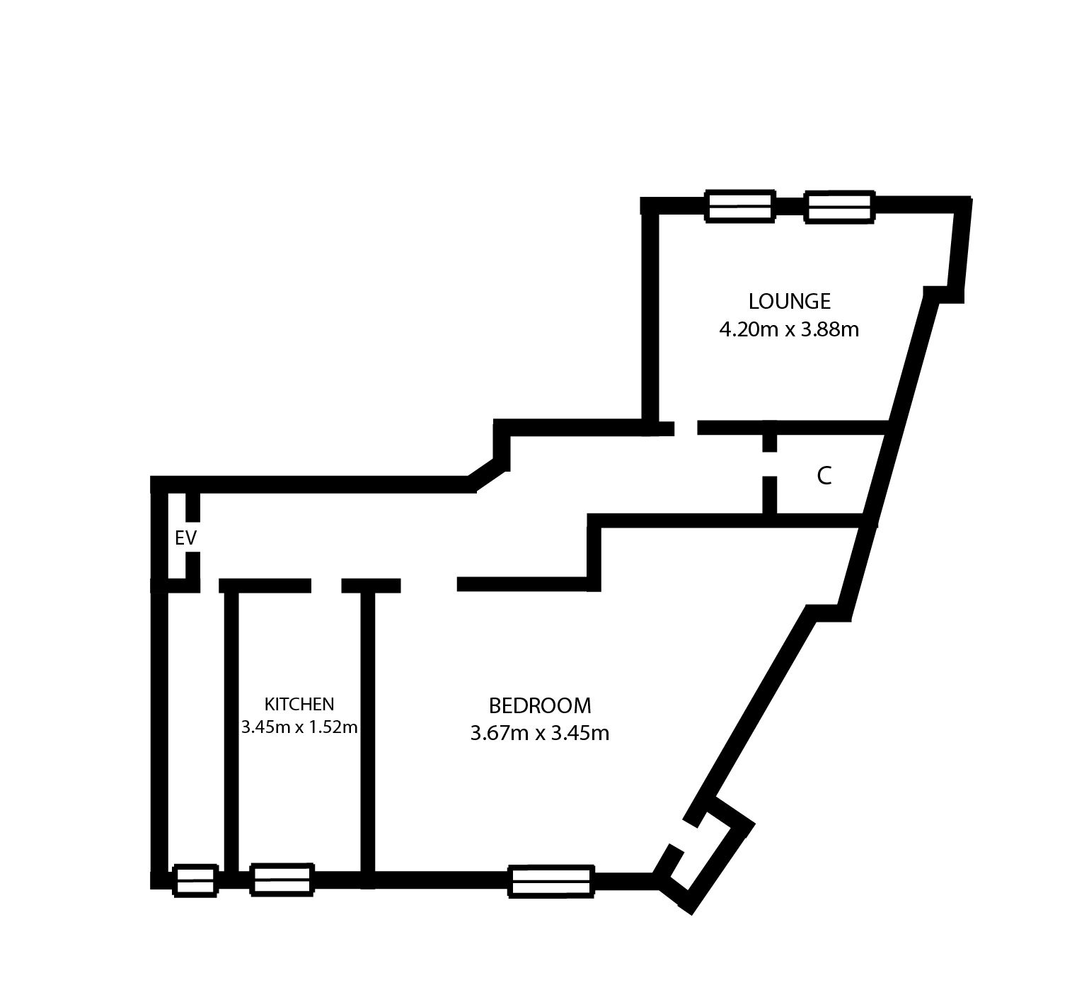 1 Bedrooms Flat for sale in 0/2, 123, Oran Street, North Kelvinside, Glasgow G20