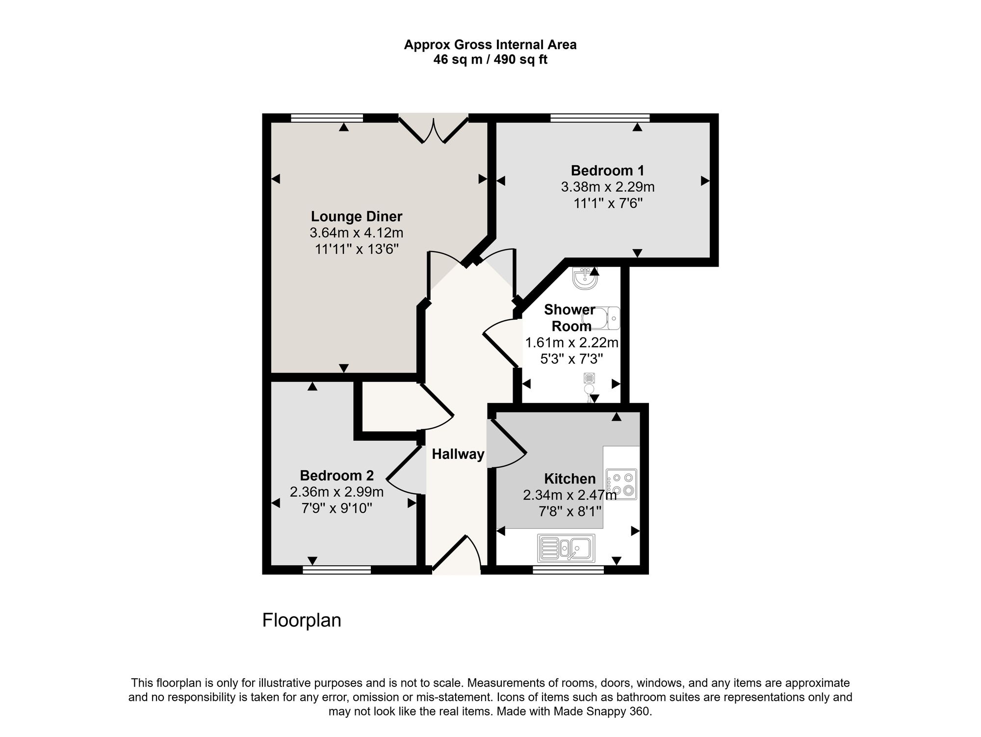 28 Apple Blossom Grove, Manchester floorplan