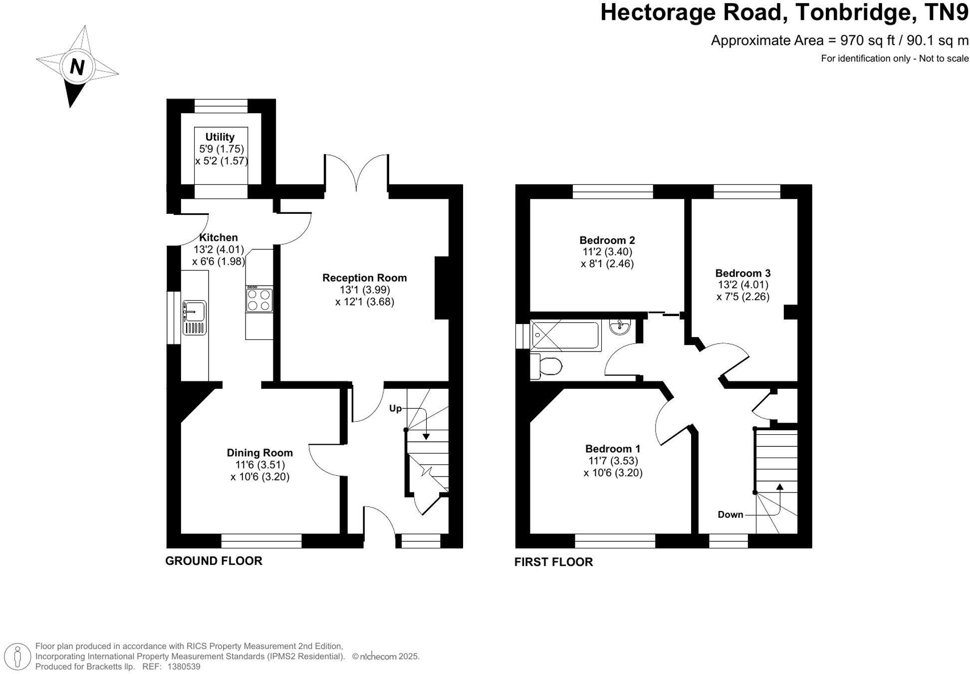 88, Hectorage Road, Tonbridge floorplan