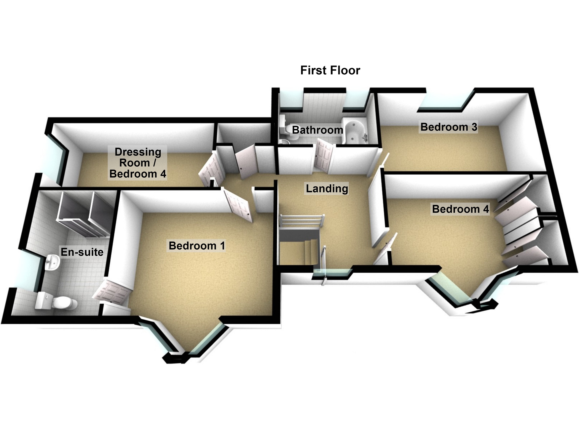 4, Rose Villas, Neath floorplan