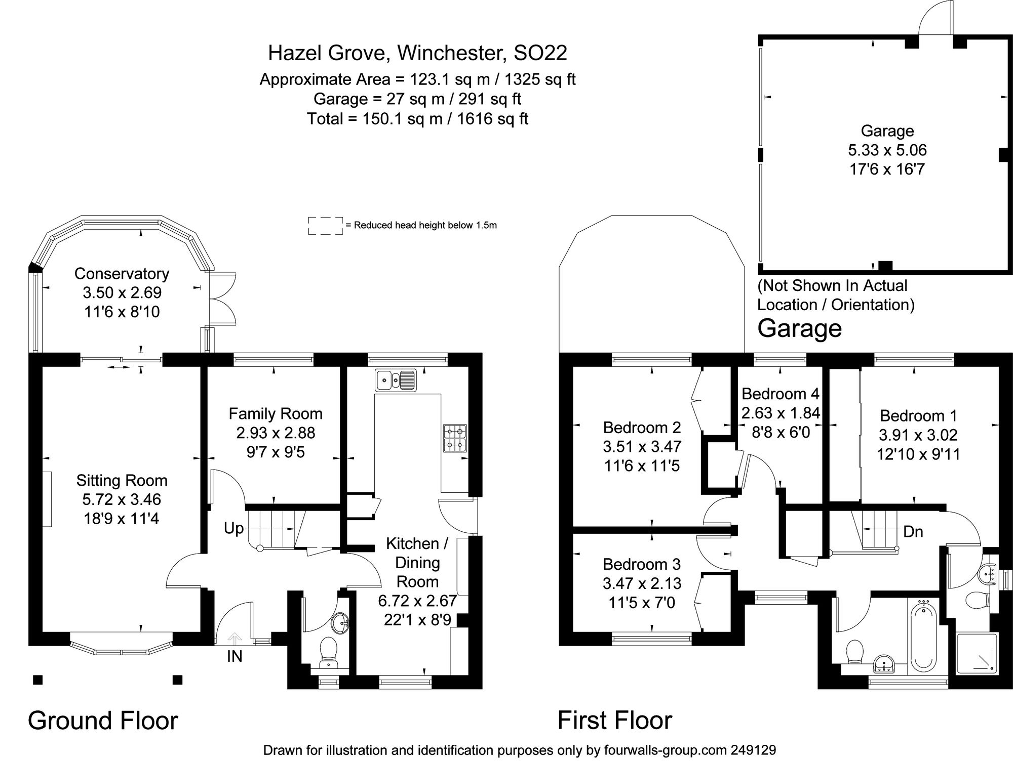 11 Hazel Grove, Winchester floorplan