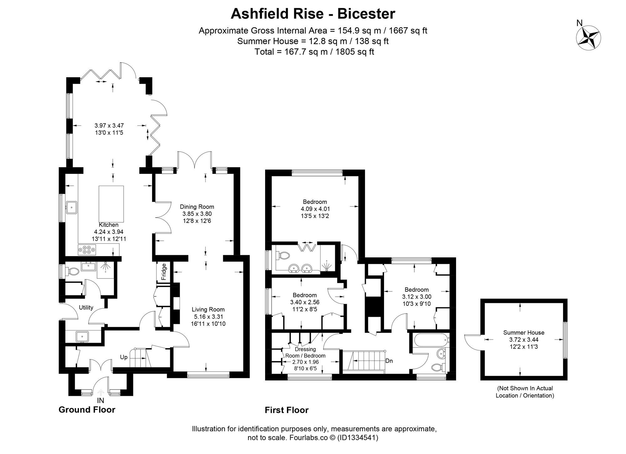 4 Ashfield Rise, Aylesbury floorplan