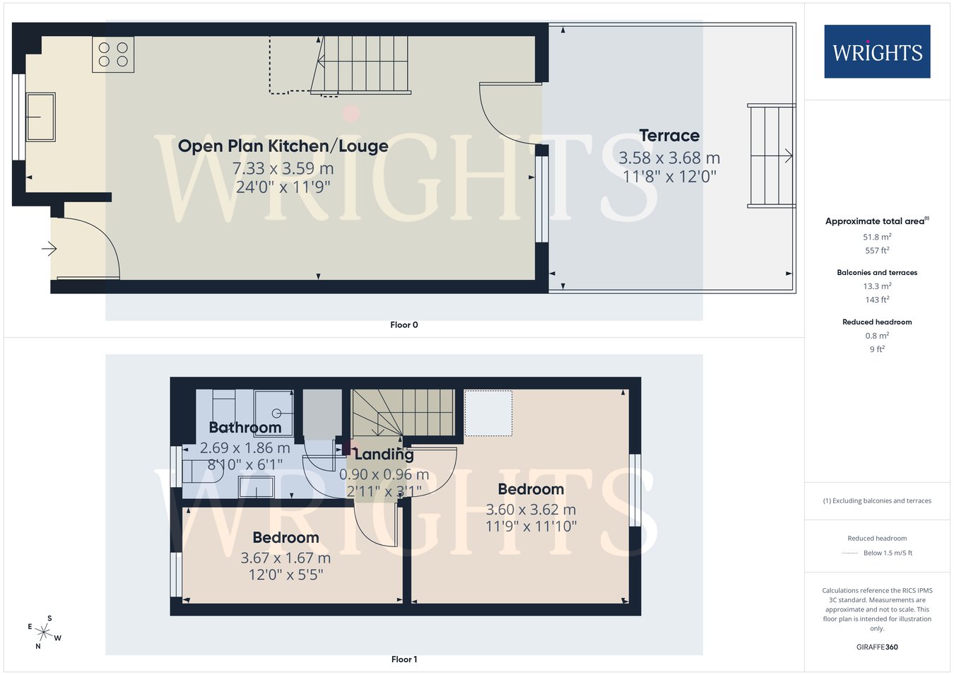 2, Allen Court, Hatfield floorplan