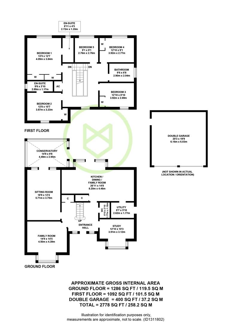18, Abbess Close, Romsey floorplan