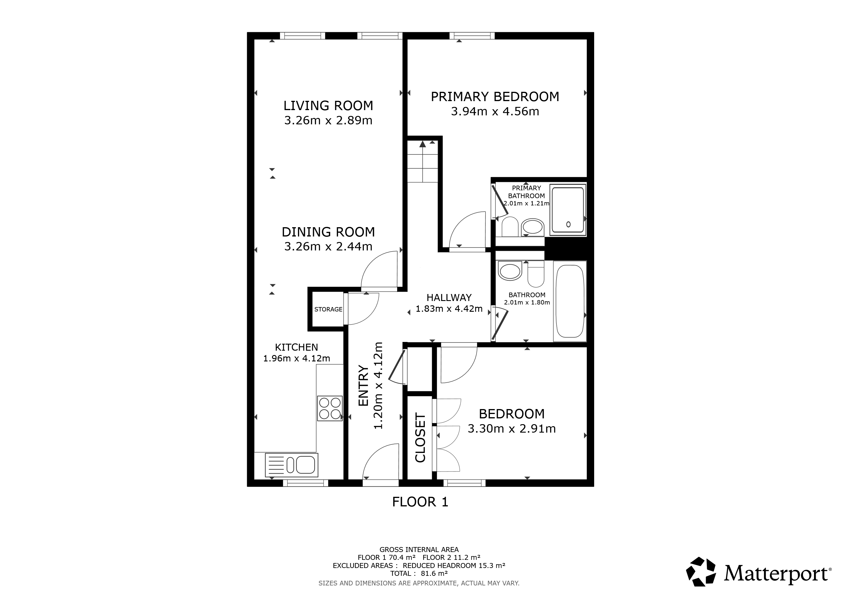 15, Roper Court, 109 George Leigh Street floorplan