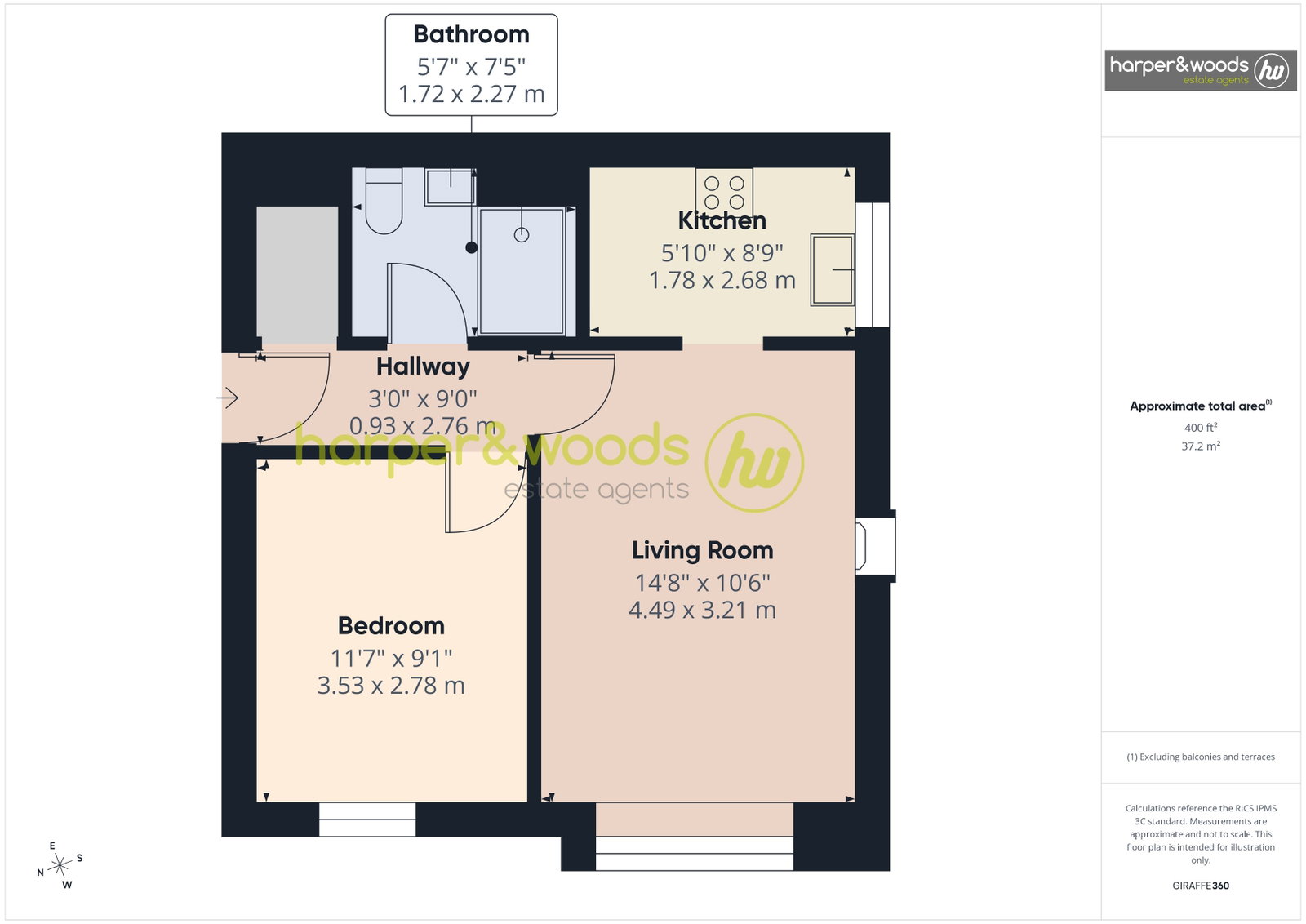 19,Oak Court, Oak Close, Moreton floorplan