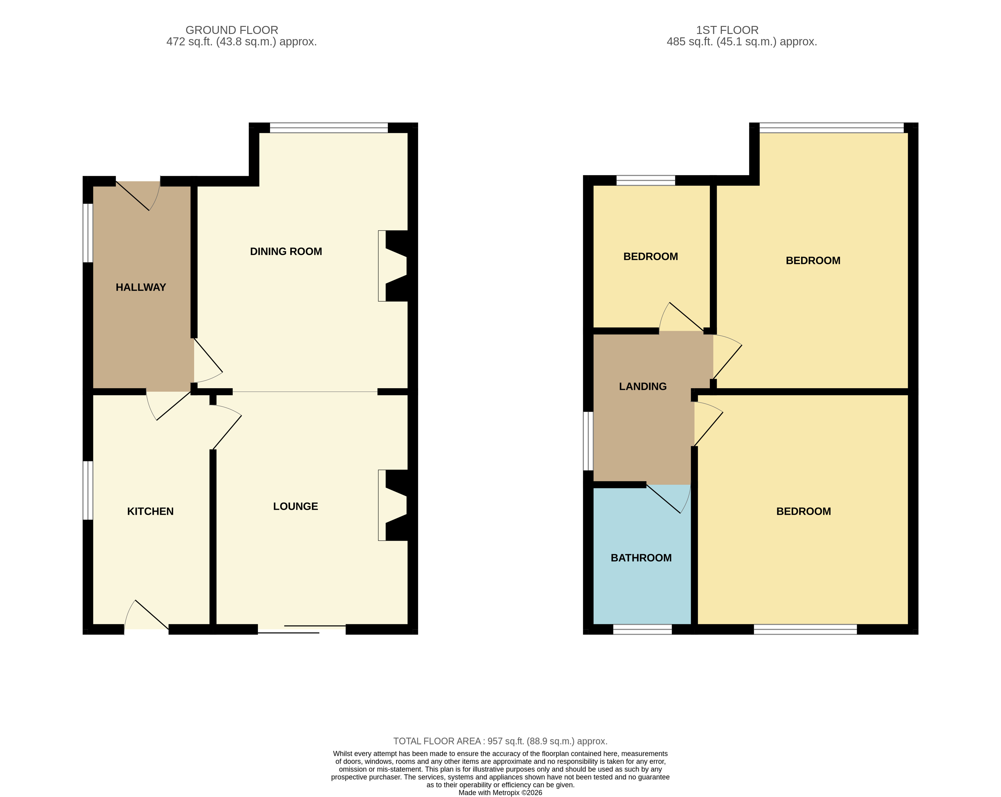 8A, Oak Road, Scarborough floorplan